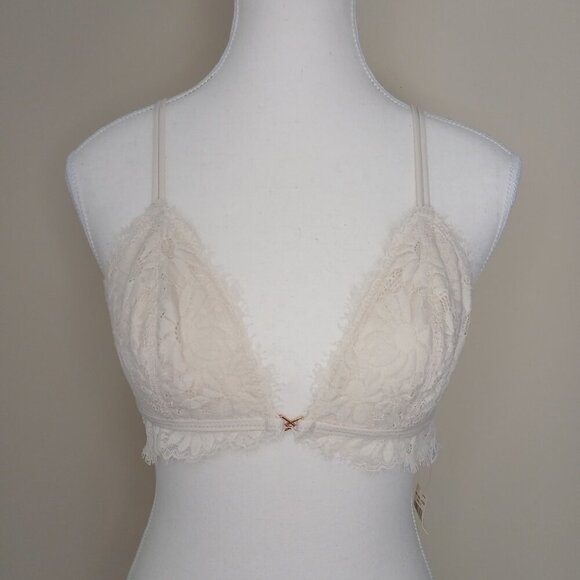 aerie Other - NWT Aerie Lace Triangle Bralette Ivory Size Medium